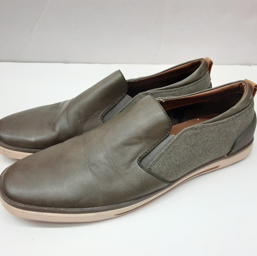 Call It Spring Men's Green Slip On Loafers Shoes Sneakers Size 10.5
